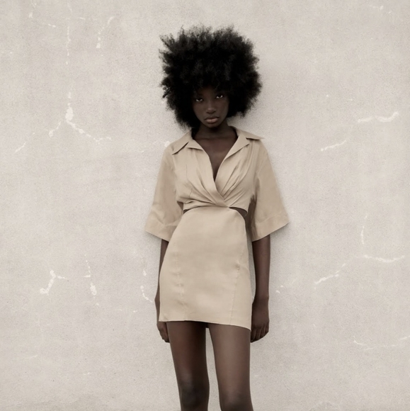 Zara Mini Cutout Dress - Picture 4 of 4